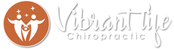 Vibrant Life Chiropractic Logo White Version
