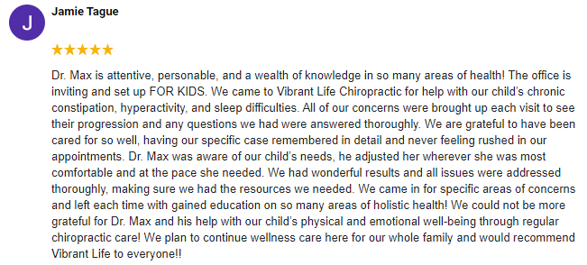 Chiropractic Dallas TX Jaime T Testimonial