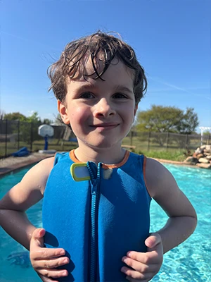 Happy Patient James At The Pool